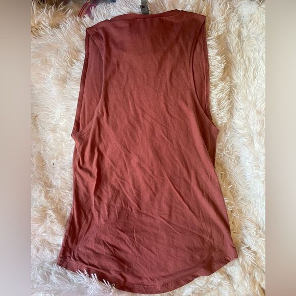 Next Level Dusty Rose Muscle Tank “Every Rose Has It’s Thorns” - Picture 3 of 5